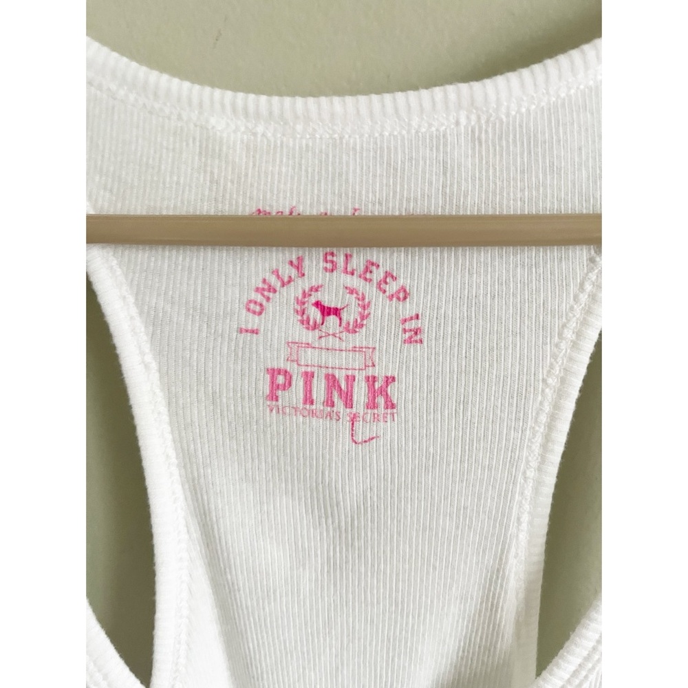 VS Pink rare Y2K bling tank top sz L - Picture 4 of 8